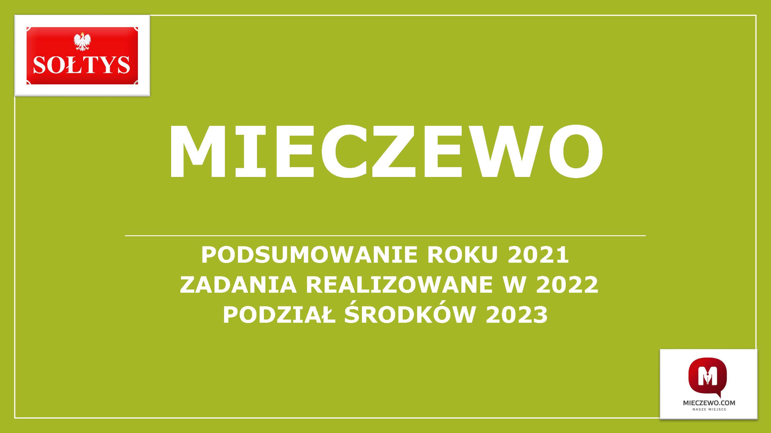 Zebranie sołeckie - wrzesień 2022 